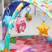 Развивающий коврик «Слоник», с дугами, тент, 70х53х0,5 Развивающий коврик «Слоник», с дугами, тент, 70х53х0,5