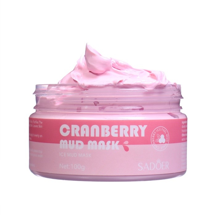 Маска из глины &laquo;Клюква&raquo; от прыщей, угрей и акне, 120 г