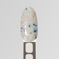 Гель лак для ногтей, «MILK GLITTER», 3-х фазный, 8мл, LED/UV, цвет прозрачный (02) Гель лак для ногтей, «MILK GLITTER», 3-х фазный, 8мл, LED/UV, цвет прозрачный (02)