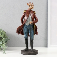 Сувенир полистоун "Английский шарж-Жираф в красном камзоле" 15,5х12х35 см Сувенир полистоун "Английский шарж-Жираф в красном камзоле" 15,5х12х35 см