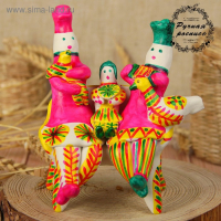 Филимоновская игрушка «Лавочка №3» Филимоновская игрушка «Лавочка №3»