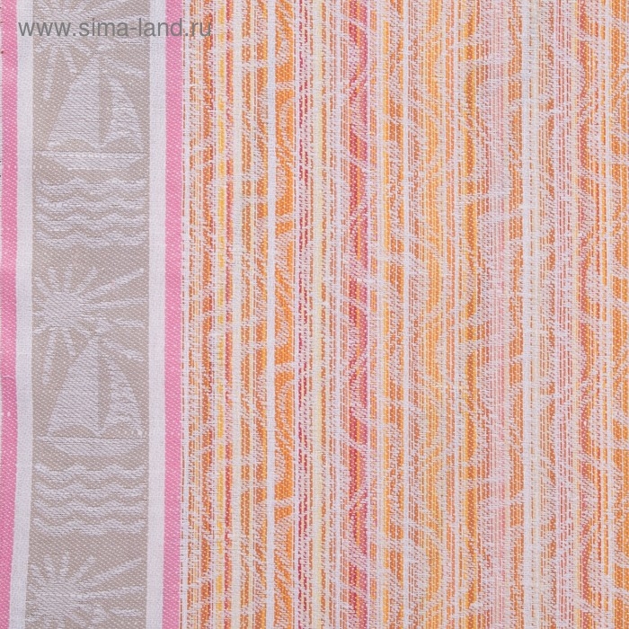 Полотенце DomoVita жаккард набивка 50х70 см, микс, лён 45%, хлопок 55%, 206 г/м&sup2;