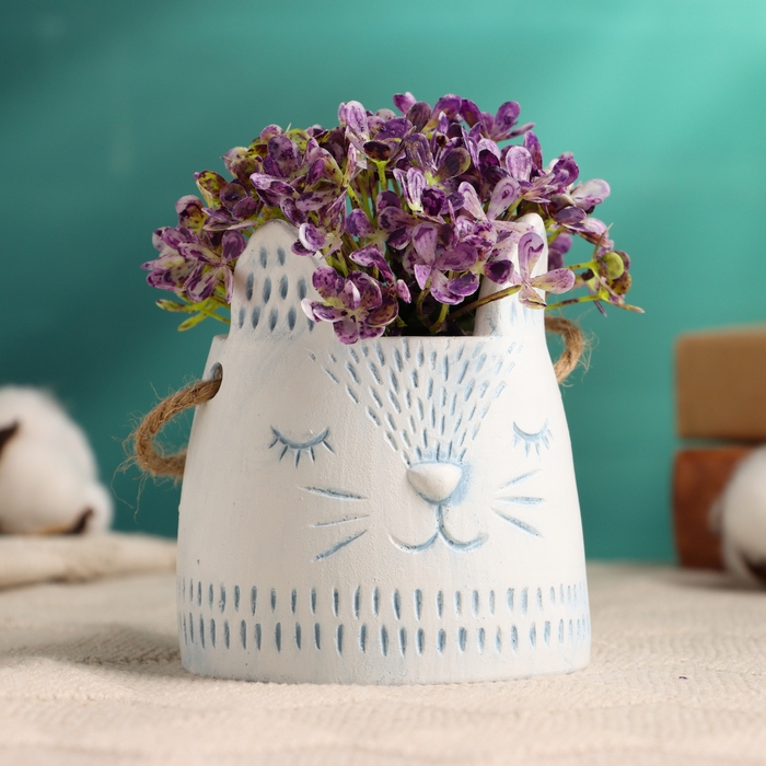 Кашпо "Небесный крол" 8х8х8см