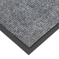 Коврик придверный влаговпитывающий, ребристый, &laquo;Комфорт&raquo;, 90&times;120 см, цвет серый