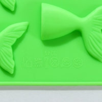 Форма для шоколада Доляна «Хвост», силикон, 25×22,5×0,4 см, 18 ячеек (5,3×4 см), цвет МИКС Форма для шоколада Доляна «Хвост», силикон, 25×22,5×0,4 см, 18 ячеек (5,3×4 см), цвет МИКС