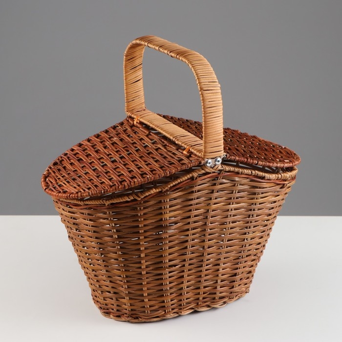 Корзина плетеная "Пикник", 35&times;20&times;22 см, ротанг