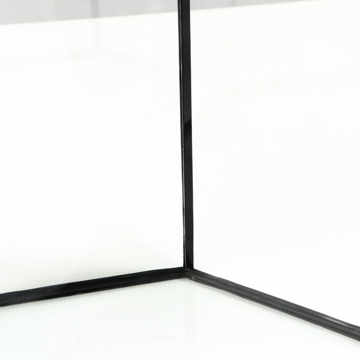 Аквариум Аквариум "Восьмигранный" с крышкой, 70 литров, 40 х 40 х 60/66 см, чёрный