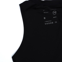 Майка мужская, базовая, размер M (48), цвет черный