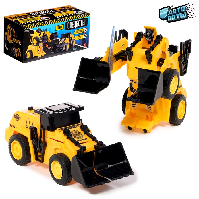 Робот &laquo;Погрузчик&raquo;, инерционный, трансформируется при столкновении