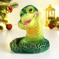 Новый год. Символ 2025. Копилка "Змея с монетами" 16х15х17см, цветная Новый год. Символ 2025. Копилка "Змея с монетами" 16х15х17см, цветная