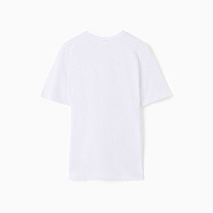 Футболка мужская, цвет белый, р-р 48