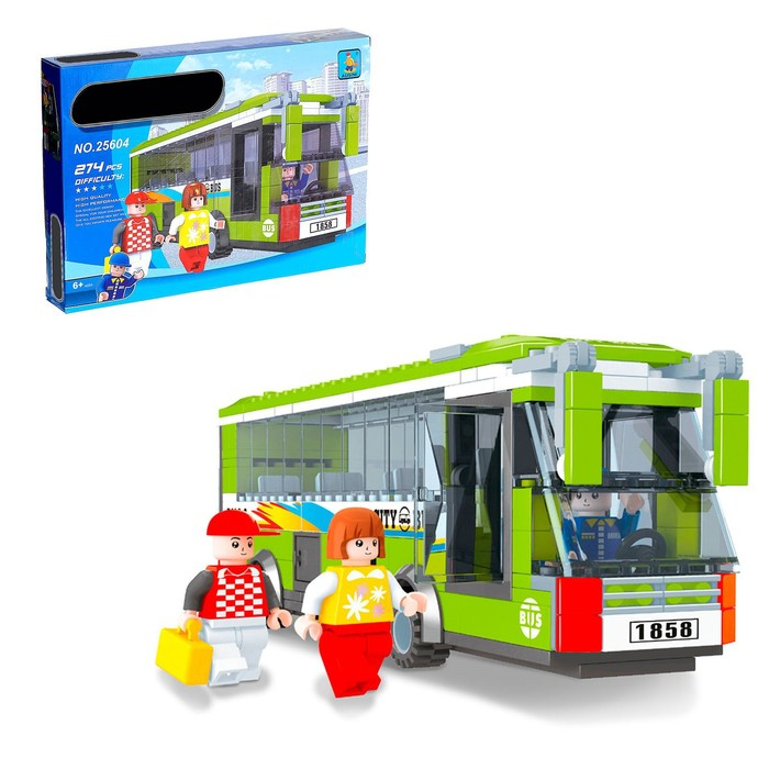 Конструктор «Автобус», 274 детали Конструктор «Автобус», 274 детали