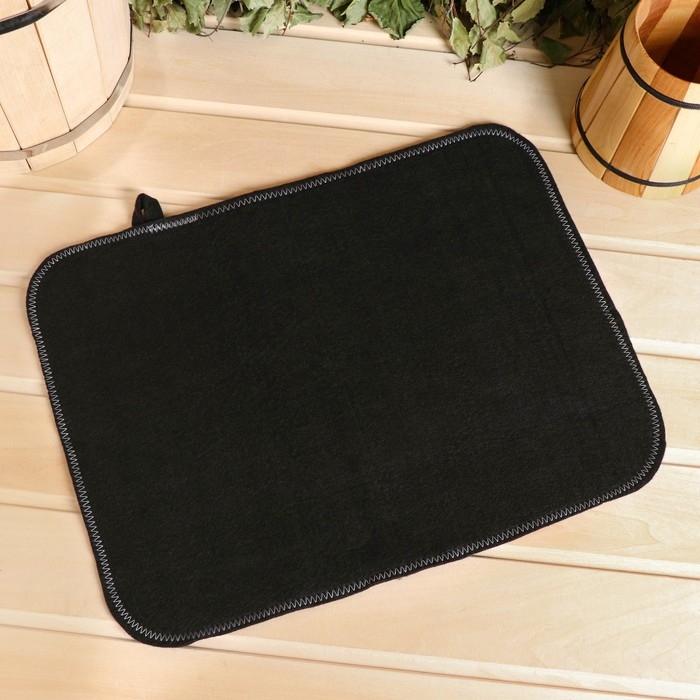 Коврик для бани темный, 43х34 см Коврик для бани темный, 43х34 см