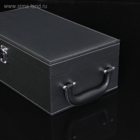 Набор для вина на 2 бутылки Доляна «Премьер», 4 предмета: штопор, пробка, воронка, кольцо Набор для вина на 2 бутылки Доляна «Премьер», 4 предмета: штопор, пробка, воронка, кольцо