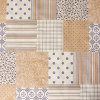 Клеёнка на стол на нетканой основе Доляна &laquo;Уют&raquo;, ширина 137 см, рулон 20 м, общая толщина 0,2 мм, цвет бежевый