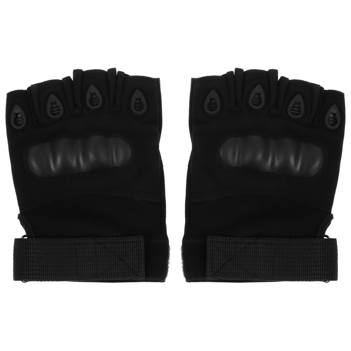 Перчатки тактические ONLYTOP, без пальцев, р. M, цвет чёрный