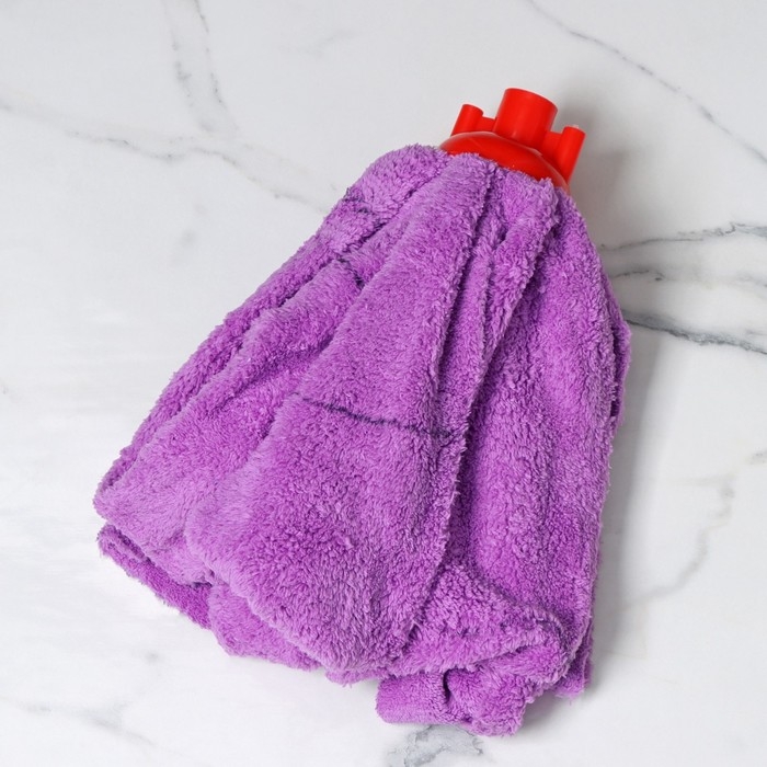 Насадка для швабры ленточная Доляна &laquo;Юбочка&raquo;, микрофибра, 28&times;7&times;7 см, цвет МИКС