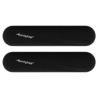 Гантели ONLYTOP для универсального отягощения, 2 шт., 2 кг, цвет чёрный Гантели ONLYTOP для универсального отягощения, 2 шт., 2 кг, цвет чёрный