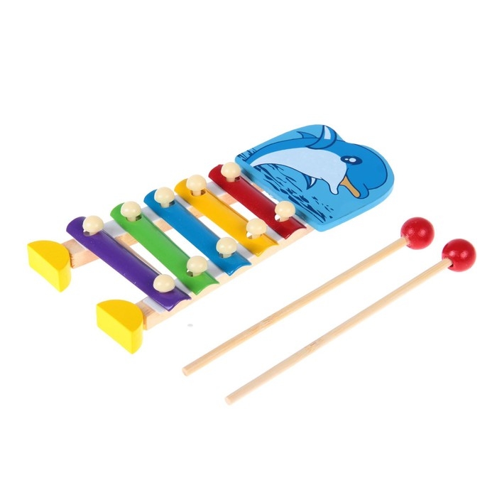 Металлофон малый «Дельфинчик», 5 тонов Металлофон малый «Дельфинчик», 5 тонов