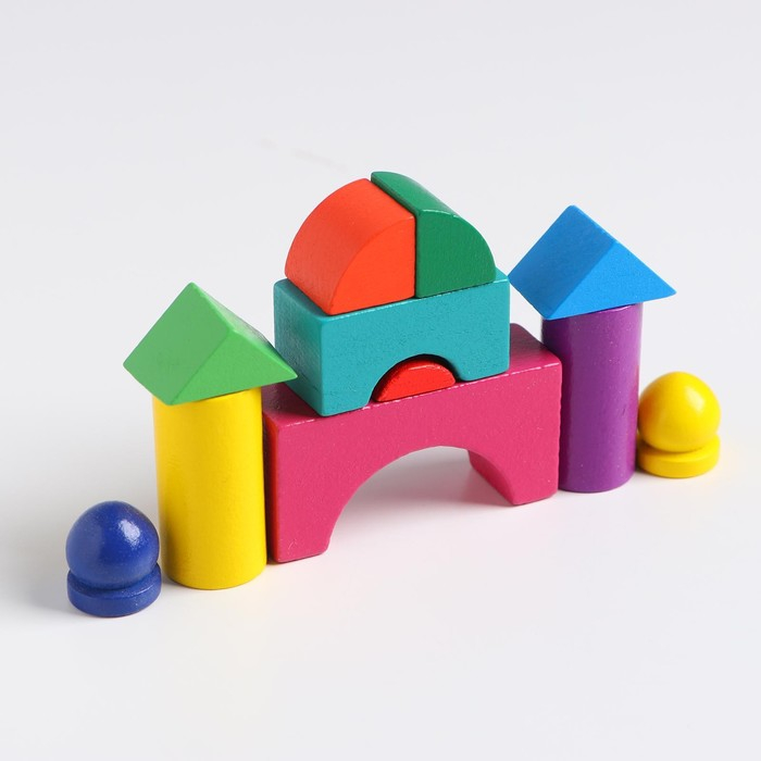 Конструктор &laquo;Городок&raquo;. Набор №1, детали: 6 &times; 3 см, 2 &times; 4 см