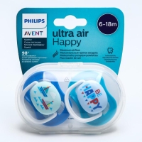 Соска - пустышка ultra air Lime, «Be happy / Кораблик», 6-18 мес., 2 шт., цвет голубой, синий Соска - пустышка ultra air Lime, «Be happy / Кораблик», 6-18 мес., 2 шт., цвет голубой, синий