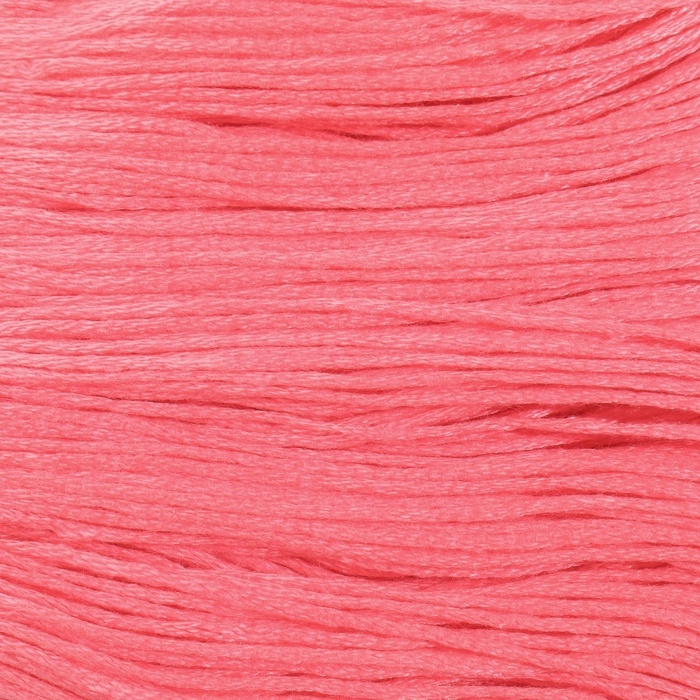 Набор ниток мулине №956, 8 &plusmn; 1 м, 6 шт, цвет ярко-розовый