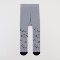 Колготки Крошка Я &laquo;Динозавры&raquo;, цвет серый, рост 68-74 см