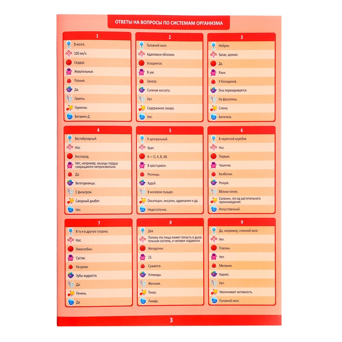 Настольная игра «Викторина. Как устроен человек?», 7-12 лет Настольная игра «Викторина. Как устроен человек?», 7-12 лет