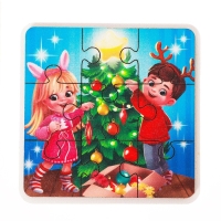 Пазл деревянный «Новый год! Наряжаем ёлочку» Пазл деревянный «Новый год! Наряжаем ёлочку»