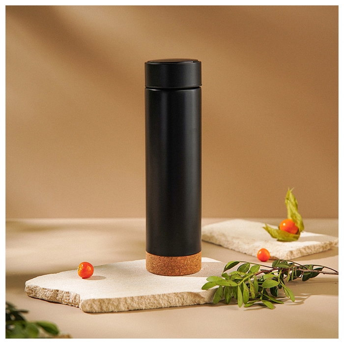 Термос с термометром Sima-Land Home, 500 мл, цвет чёрный Термос с термометром Sima-Land Home, 500 мл, цвет чёрный