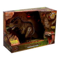 Динозавр &laquo;Тираннозавр&raquo;, трансформация, пистолет, эффект дыма, свет и звук, цвет МИКС