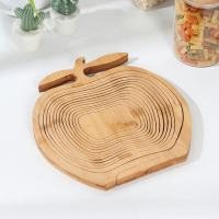 Корзинка для хлеба и фруктов Доляна &laquo;Сочное яблоко&raquo;, 30&times;26,5&times;22,5 см, раскладная