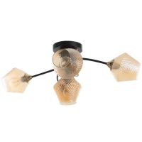 Люстра "Изота" 5хE27 40Вт черный 75х34х30 см BayerLux Люстра "Изота" 5хE27 40Вт черный 75х34х30 см BayerLux