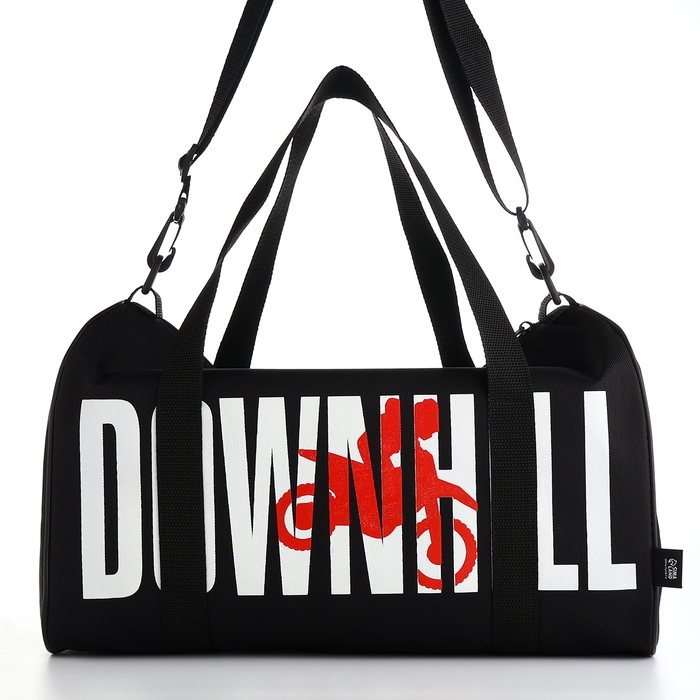 Сумка спортивная мужская, TEXTURA, маленький размер, цвет чёрный Сумка спортивная мужская, TEXTURA, маленький размер, цвет чёрный