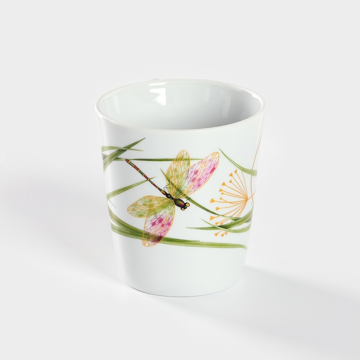 Кружка фарфоровая «Стрекоза», 300 мл Кружка фарфоровая «Стрекоза», 300 мл