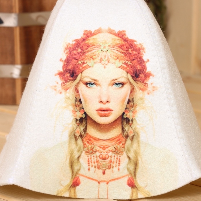 Шапка для бани Шапка для бани "Русская красота"