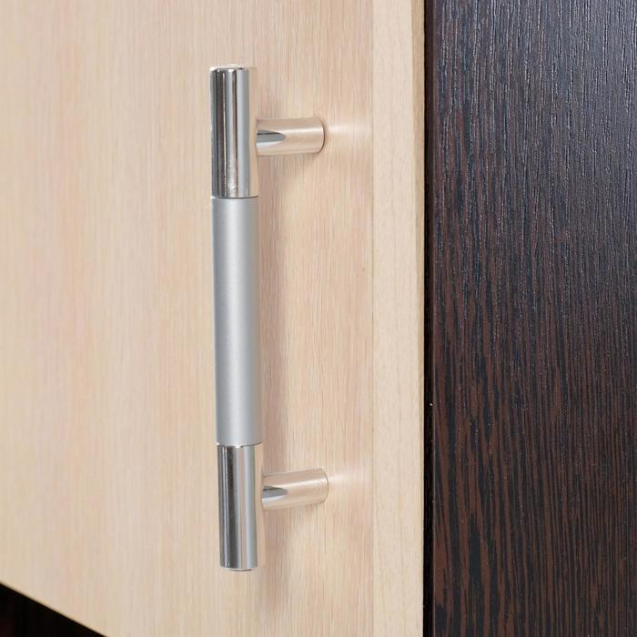 Тумба прикроватная Бася, 950х400х415, Венге/Дуб молочный Тумба прикроватная Бася, 950х400х415, Венге/Дуб молочный