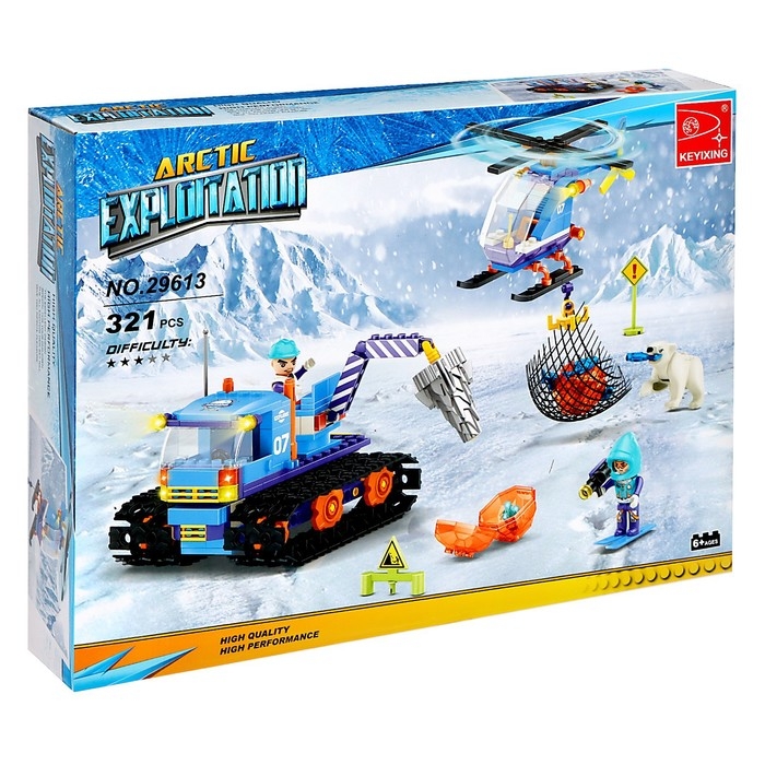 Конструктор Арктика &laquo;Сокровища севера&raquo;, 321 деталь