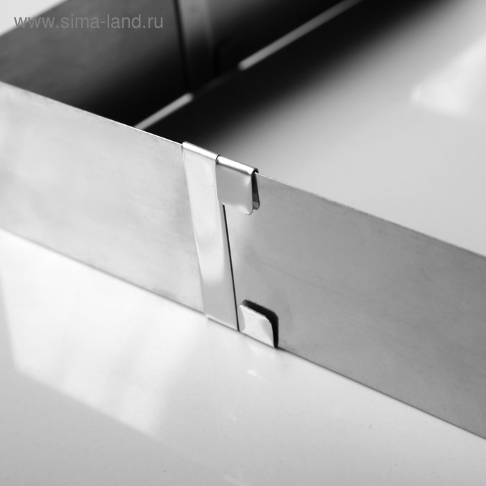 Форма для выпечки с регулировкой размера &laquo;Квадратная&raquo;, h-5 см, 10х10 - 18х18 см