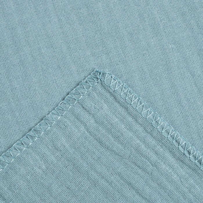 Пелёнка муслиновая Крошка Я "Aquamarine" 130х100см, 100% хлопок