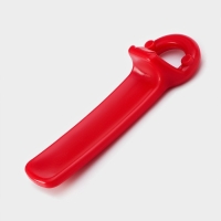 Открывашка Доляна &laquo;Садовод&raquo; для винтовых крышек, 14 см, цвет красный