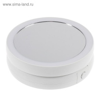 Зеркало Luazon KZ-09, подсветка, настольное, 30 × 16 × 16 см, увеличение х 10, USB, белое Зеркало Luazon KZ-09, подсветка, настольное, 30 × 16 × 16 см, увеличение х 10, USB, белое