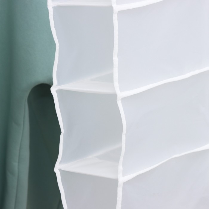 Органайзер подвесной &laquo;Стейт&raquo;, 5 отделений, 70&times;15&times;15 см, цвет белый