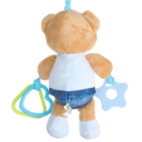 Подвеска мягкая «Мишка», погремушка, прорезыватель, на кроватку, коляску, Mum&Baby Подвеска мягкая «Мишка», погремушка, прорезыватель, на кроватку, коляску, Mum&Baby