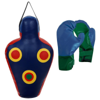 Набор боксёрский детский IDEAL &laquo;Прицеленный удар&raquo;: перчатки, груша, цвет МИКС