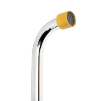 Смеситель для ванны Accoona A7182H, двухрычажный, желтый/хром Смеситель для ванны Accoona A7182H, двухрычажный, желтый/хром