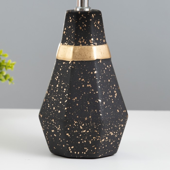 Настольная лампа Настольная лампа "Айседора" E14 40Вт черный-золото 23х23х40 см RISALUX