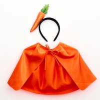 Карнавальный набор &laquo;Сильная морковка&raquo;: накидка, ободок