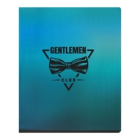 Тетрадь 48 листов в клетку "Джентльмены", обложка мелованный картон, металлизация, МИКС Тетрадь 48 листов в клетку "Джентльмены", обложка мелованный картон, металлизация, МИКС