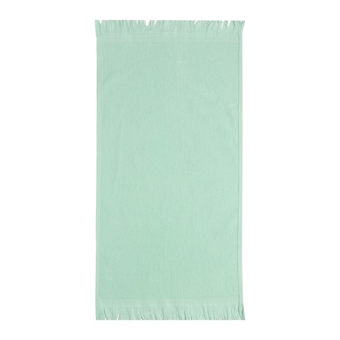 Полотенце махровое Love Life Fringe, 50х90 см, цвет мятный, 100% хлопок, 380 гр/м2